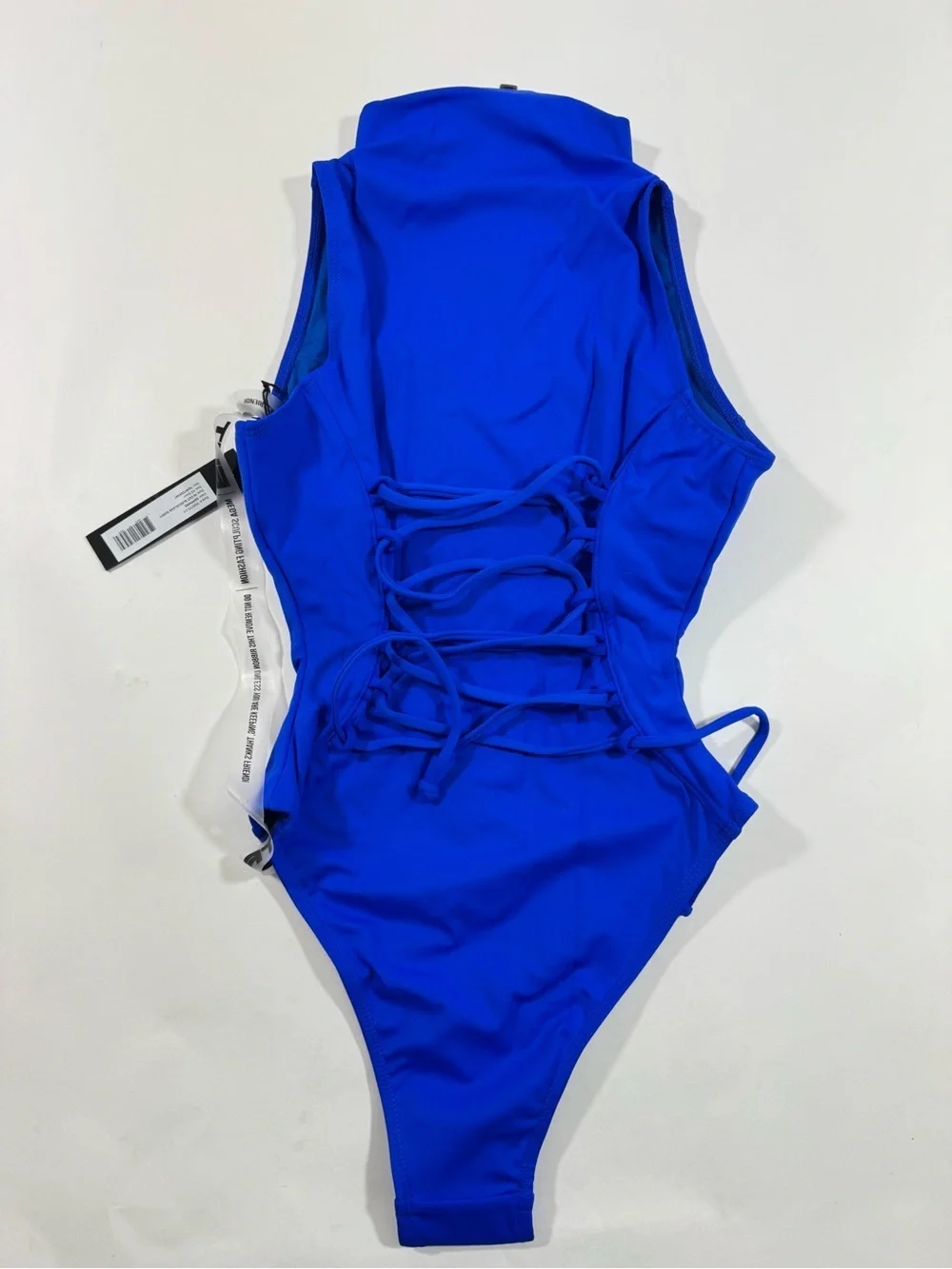 New Ta3 Hi Cut Sleeveless Surfy One Piece Swimsuit Sapphire